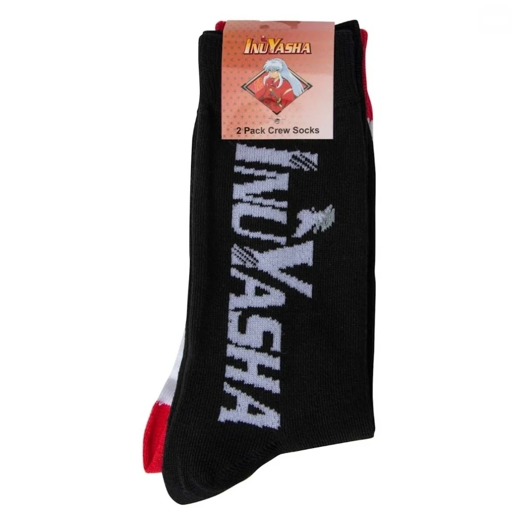 Inuyasha Crew Socks 2 Pack